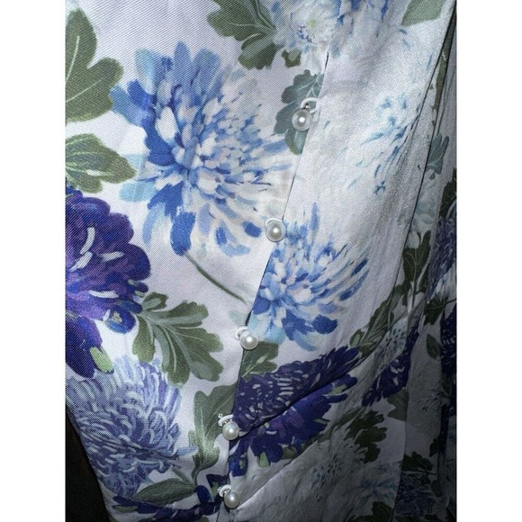 Sam Edelman Womens Floral Print Midi Dress Size XS Flowy, Romantic, Soft, Sexy - Picture 4 of 16